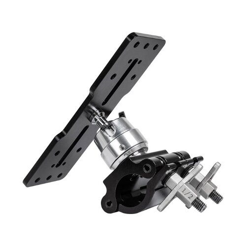 Dual 2" Coupler with Swivel Camera Mounting Plate
