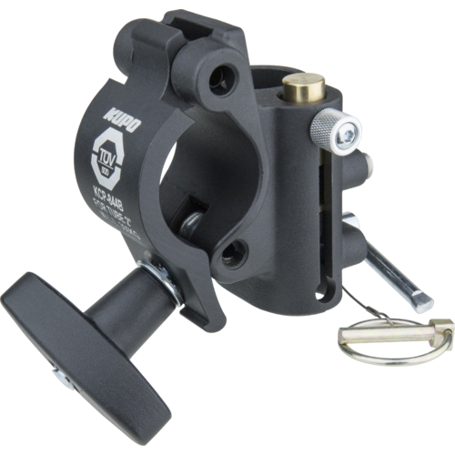 Kupo KCP-844B TV Coupler with 16mm Baby Pin and 28mm Junior Receiver -- Black