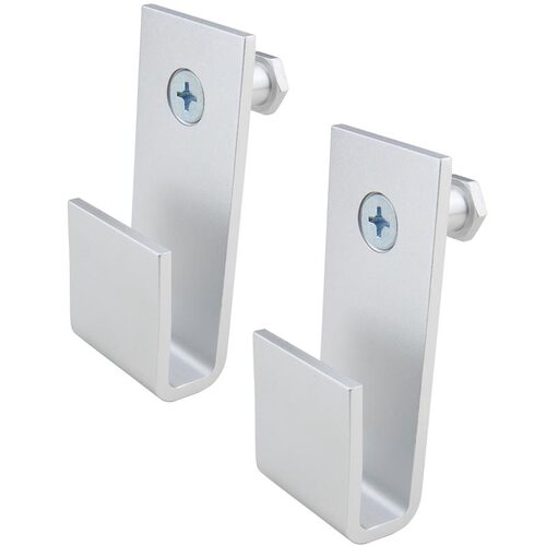 Kupo Compact U Hooks Silver Set of Two