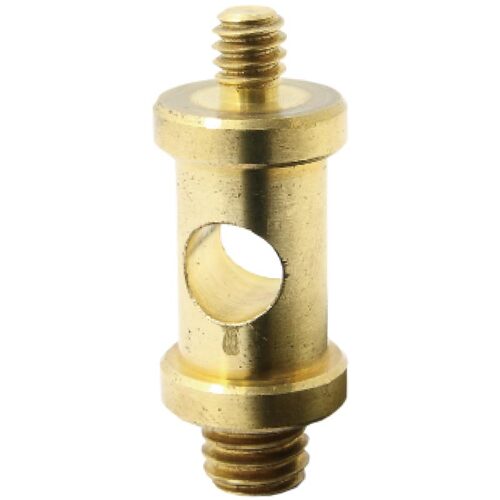 Kupo KS-014R Brass 5/8" Spigot with 3/8" Male and 1/4" Male Thread