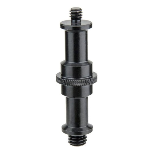 Kupo KS-017 Steel Black 16mm Spigot with 3/8" Male and 1/4" Male Thread