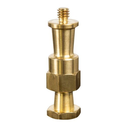 Kupo KS-026 Brass Hex Stud Spigot Adaptor 1/4-20 Thread
