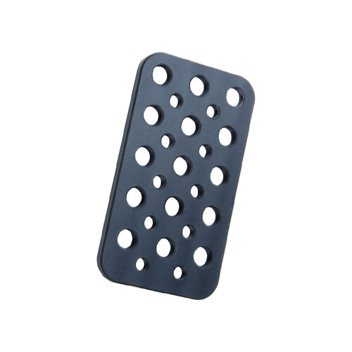 Kupo Mini Mounting Plate with 3/8" & 1/4" Holes; 3.97" (10cm) x 2.2" (5.6cm)
