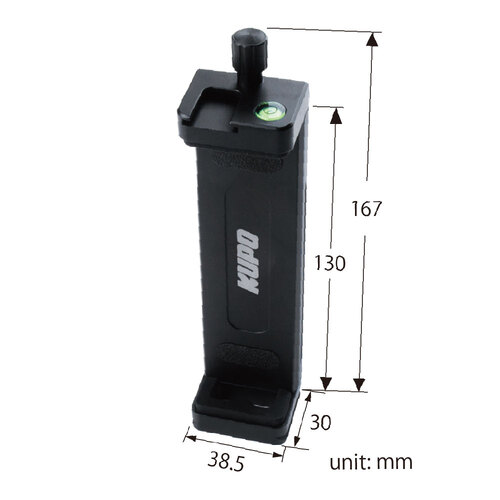 Kupo Aluminum Tablet Holder for 5.1" (130mm) - 9" (230mm)
