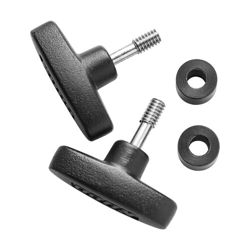 Kupo Aluminum Knob with Stainless Steel 1/4"-20 Bolt & Nylon Spacer for Amarn P60X (Set of 2)