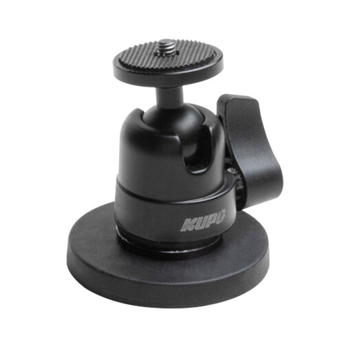 Kupo Rubber Coated Magnet Midi Ball Head & A 1/4"-20 M