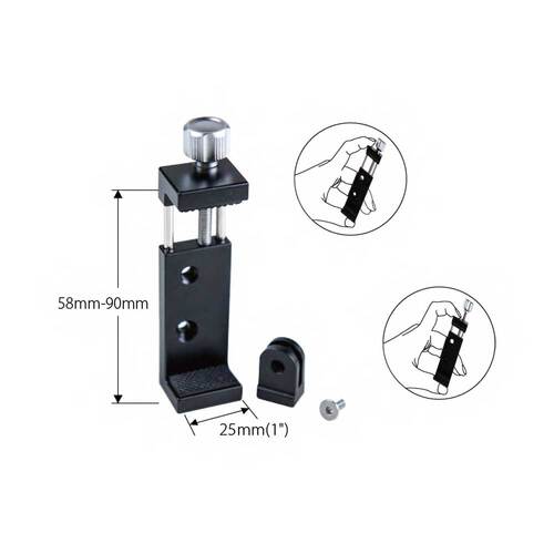 Kupo Universal Aluminum Smartphone Holder with Gopro Mountind