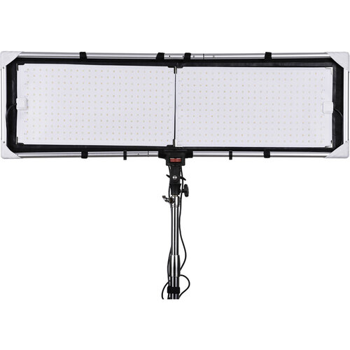 LEDGO High Output Versatile Flexible Colour Variable Panel twin kit including 110x30cm Rectangle Frame and carry bag