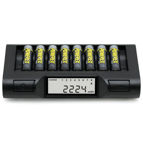 Maha Powerex MH-C980 Turbo Eight AA/AAA NiMH Battery Charger Analyser