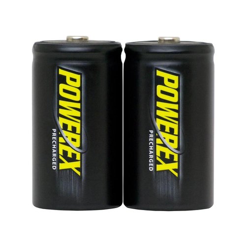 Maha Powerex Precharged D cell 10,000 mAh 2 pack batteries
