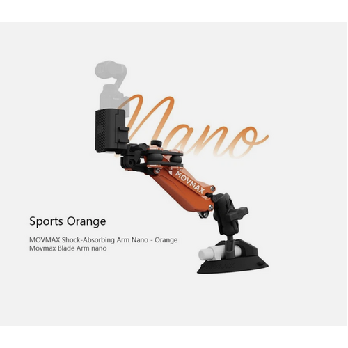 Movmax Blade Arm Nano for DJI Osmo Pocket 3 and 4 Orange