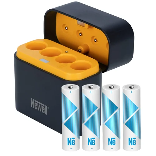Newell Li-ion AA Battery Charger and 4 x AA batteries