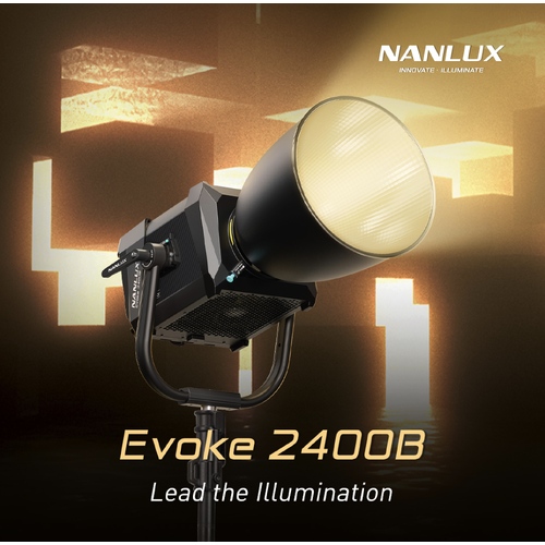 Nanlux Evoke 2400B Bi-Colour LED Spot Light 2700K - 6500K