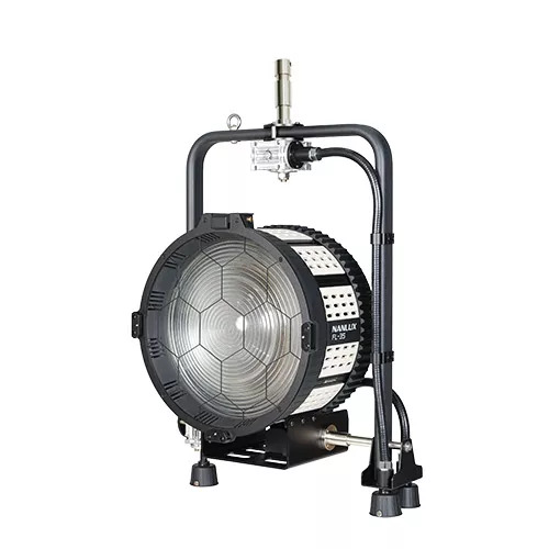 Nanlux FL-35-PO Fresnel with Pole-Operated Yoke to Fit Evoke 1200 LED Spot Light 5600K