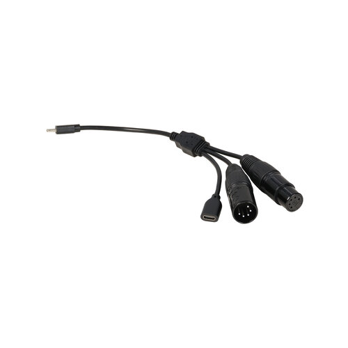 Nanlite USB-C to DMX Cable Splitter II for PavoTube II 6XR T8-7X PavoBulb 10C