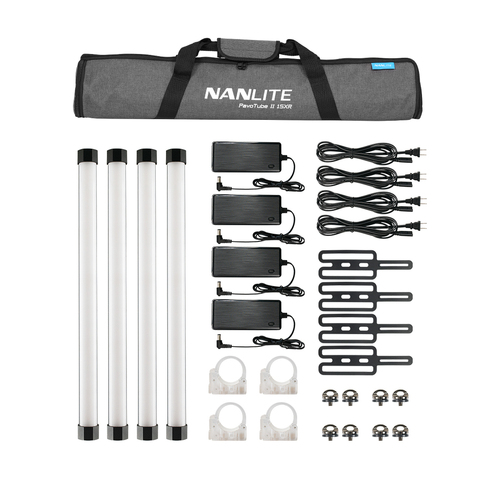 Nanlite PavoTube II 15XR 2ft RGBWW LED tube 4KIT