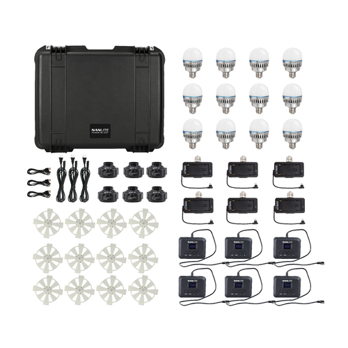 Nanlite PavoBulb 10C RGB LED E27 Bulb 12Kit