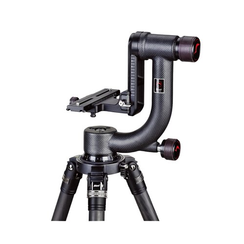 NEST Carbon Fibre Gimbal Mk II Head 25kg Capacity with Quick Release Plate Carry Bag