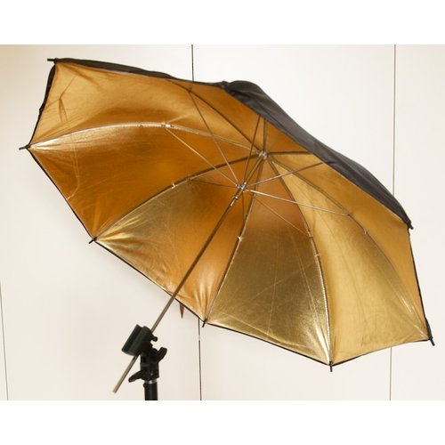 Gold Reflective flash Umbrella 40 inch 100cm