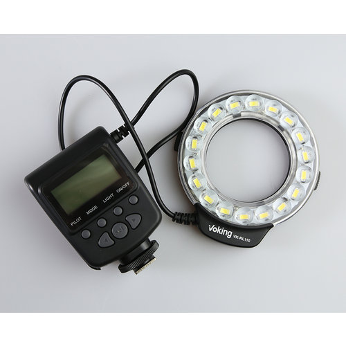 SUPERSEDED Voking LED macro ring light with 52-77mm lens threads