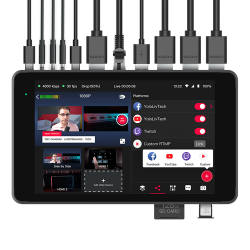 Yololiv YoloBox PRO all-in-1 Livestreaming Encoder and Monitor