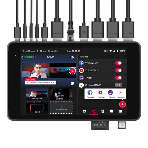 Yololiv Yolobox Pro all-in-1 livestreaming encoder and monitor